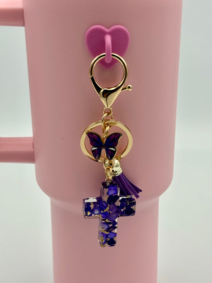 Cross Drip Charm Set ✝️🦋